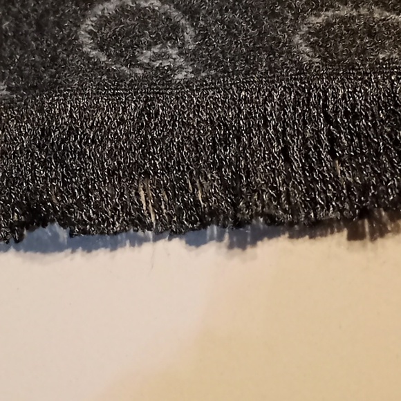 CELINE DION Gray VIP Cashmere Scarf. "Courage" Tour. 72x12. New Without Tag. - Picture 8 of 12